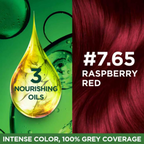 Garnier Color Naturals Ultra Hair Color - 7.65 Raspberry Red - Distacart