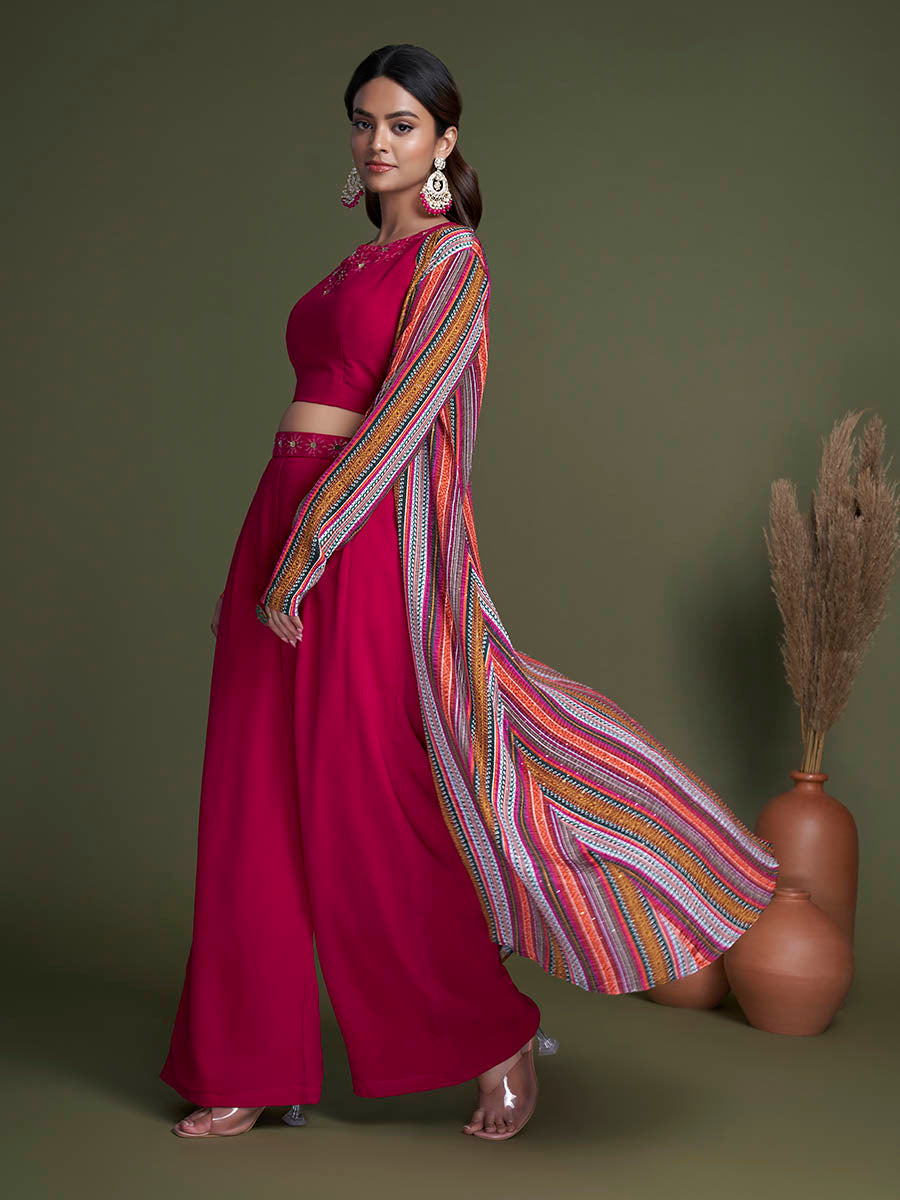 Myra Rani Georgette Choli Palazo Suit