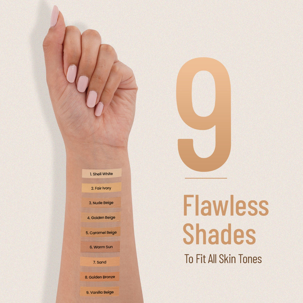 Swiss Beauty Airbrush Finish Full Coverage Foundation - 7 Sand - Distacart
