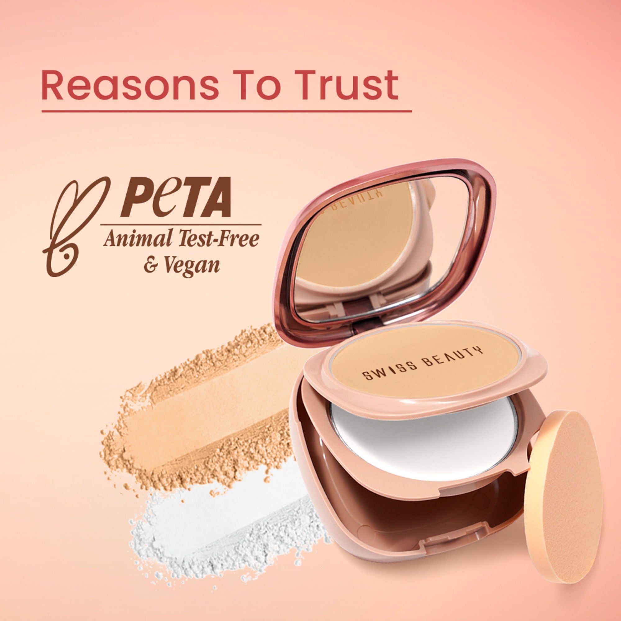 Swiss Beauty Matte & Set Duo Lightweight Compact Powder - 02 Beige and Translucent - Distacart