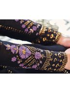 Myra Dark Blue Real Georgette Gharara Suit