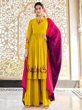Myra Florenece Green and Rani Real Georgette Gharara Suit