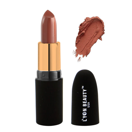 Lyon Beauty Pure Powder Matte Lipstick - 214 Caramel