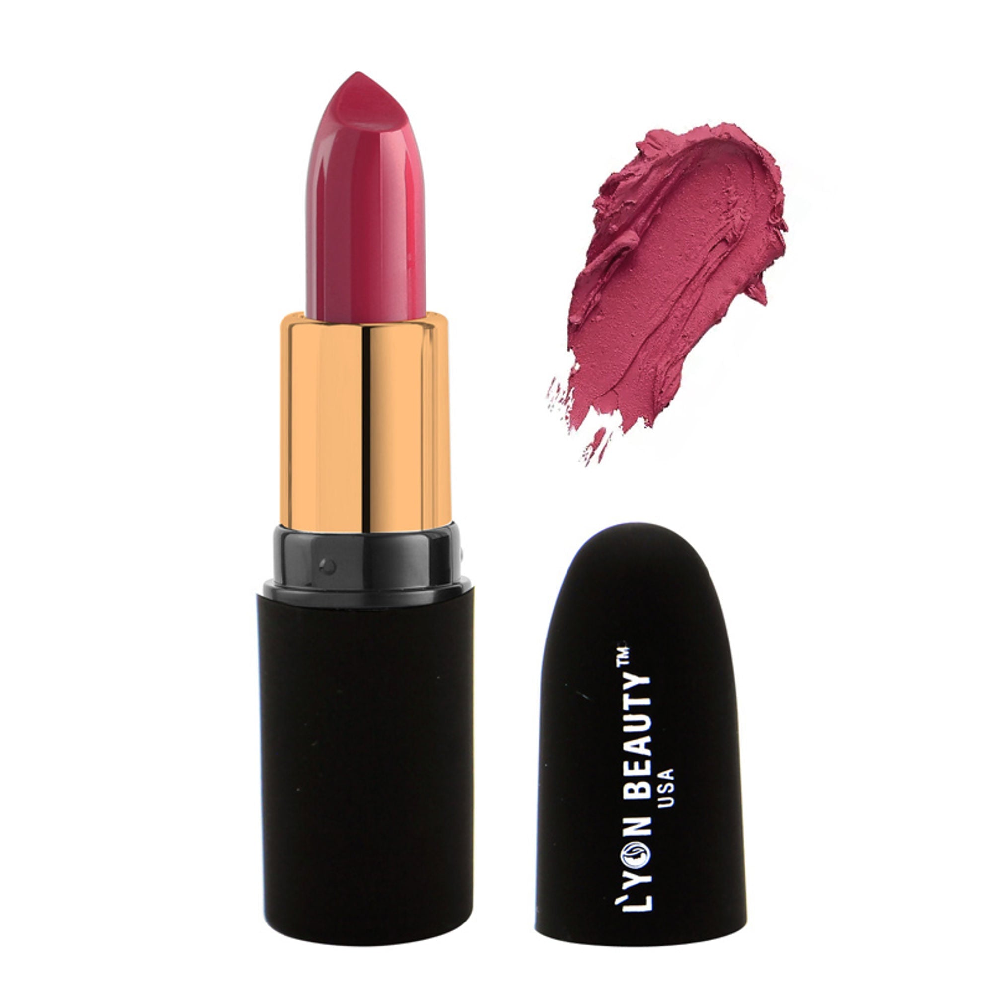 Lyon Beauty Pure Powder Matte Lipstick - 219 Hot Pink