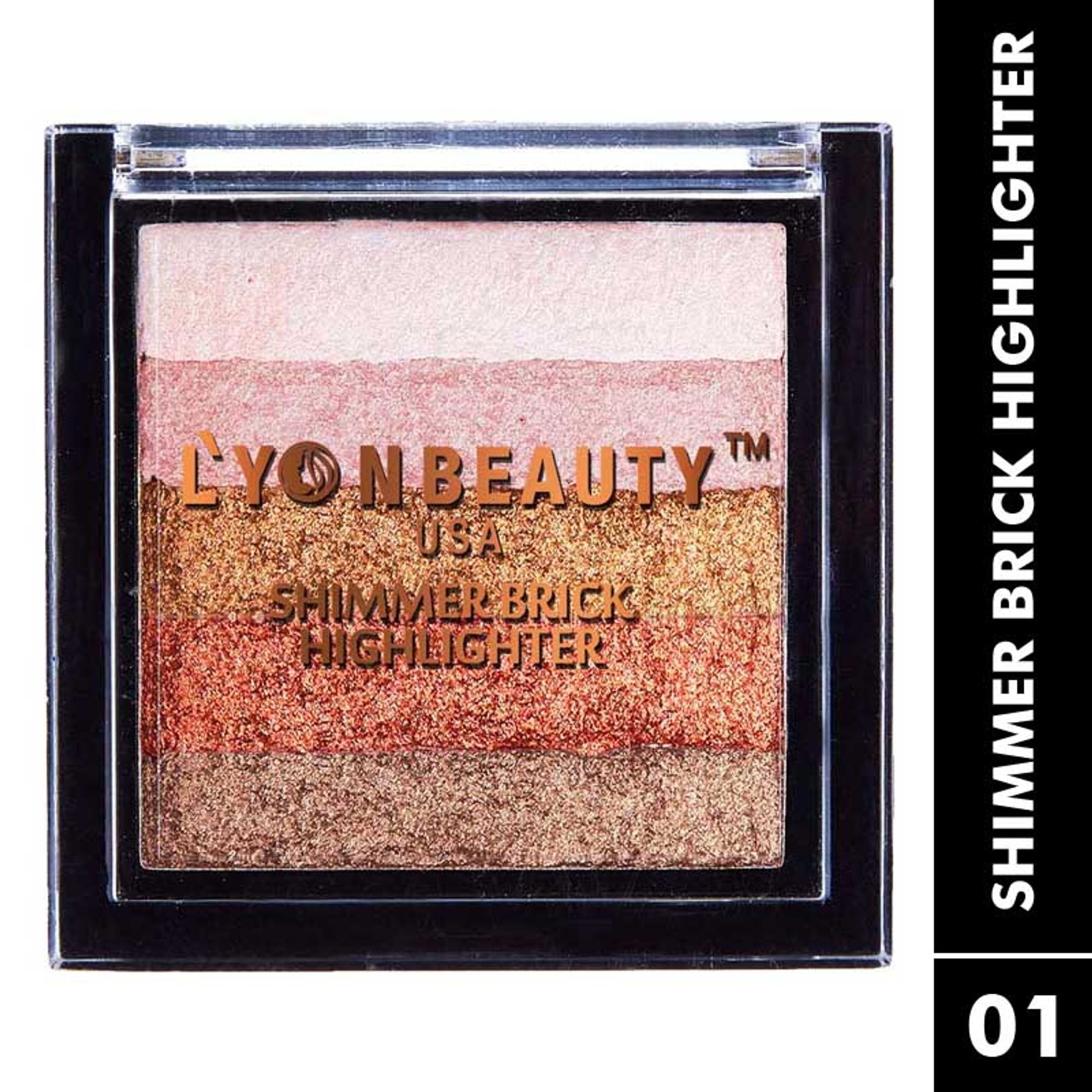 Lyon Beauty Brick Highlighter - Shade 01