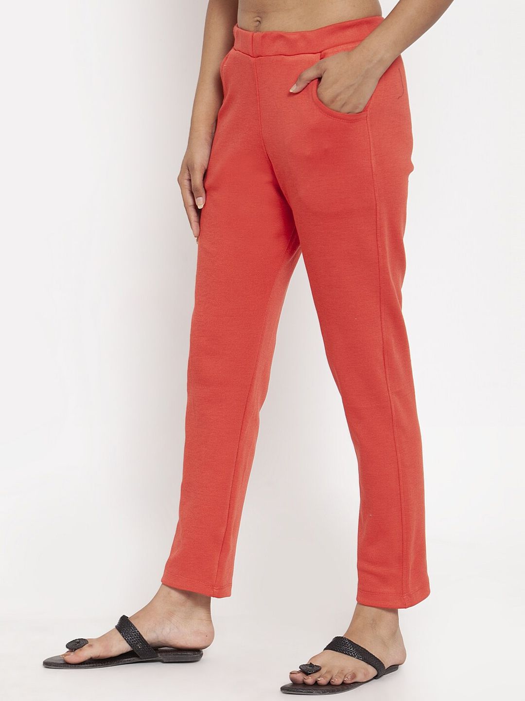 TAG 7 Women Solid Ankle-Length Leggings