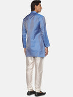 Sethukrishna Men Blue Printed Kurta with Pyjamas - Distacart