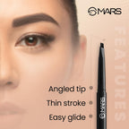 MARS Cosmetics Micro Precision Brow Pencil - Brown - Distacart