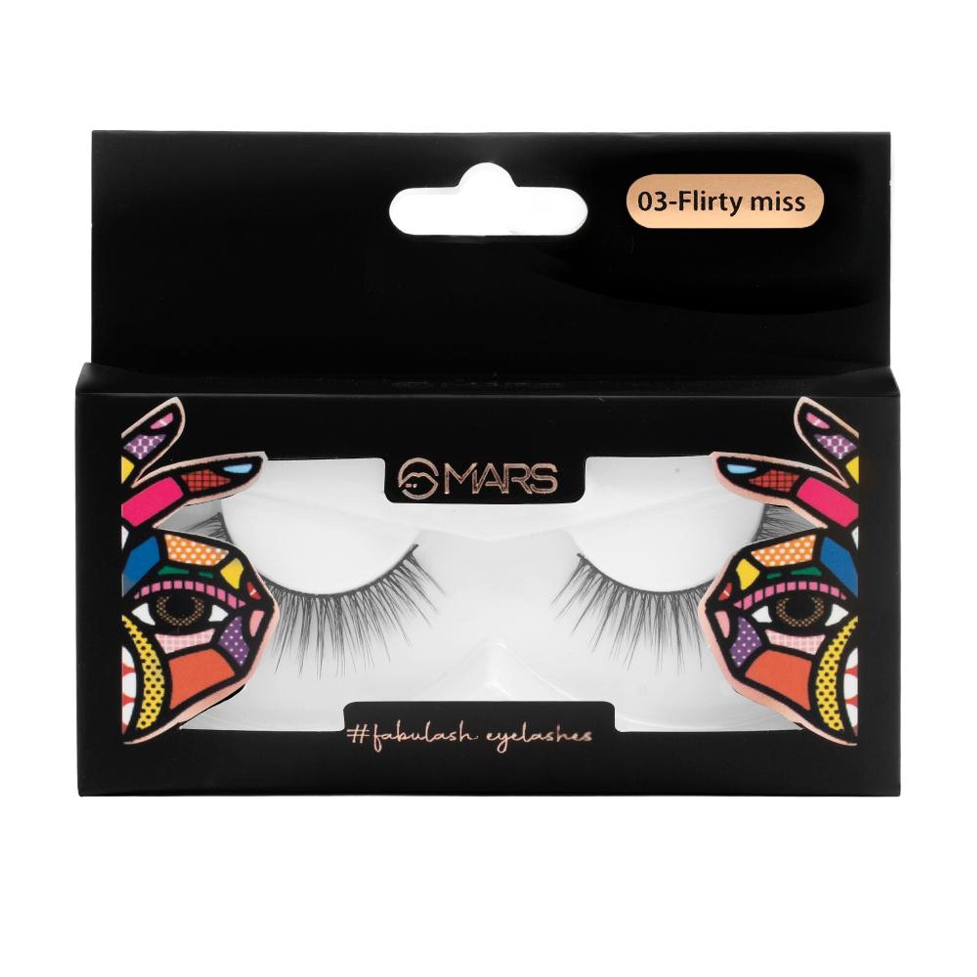 MARS Cosmetics Fabulash Eyelashes - 03 Flirty Miss - Distacart
