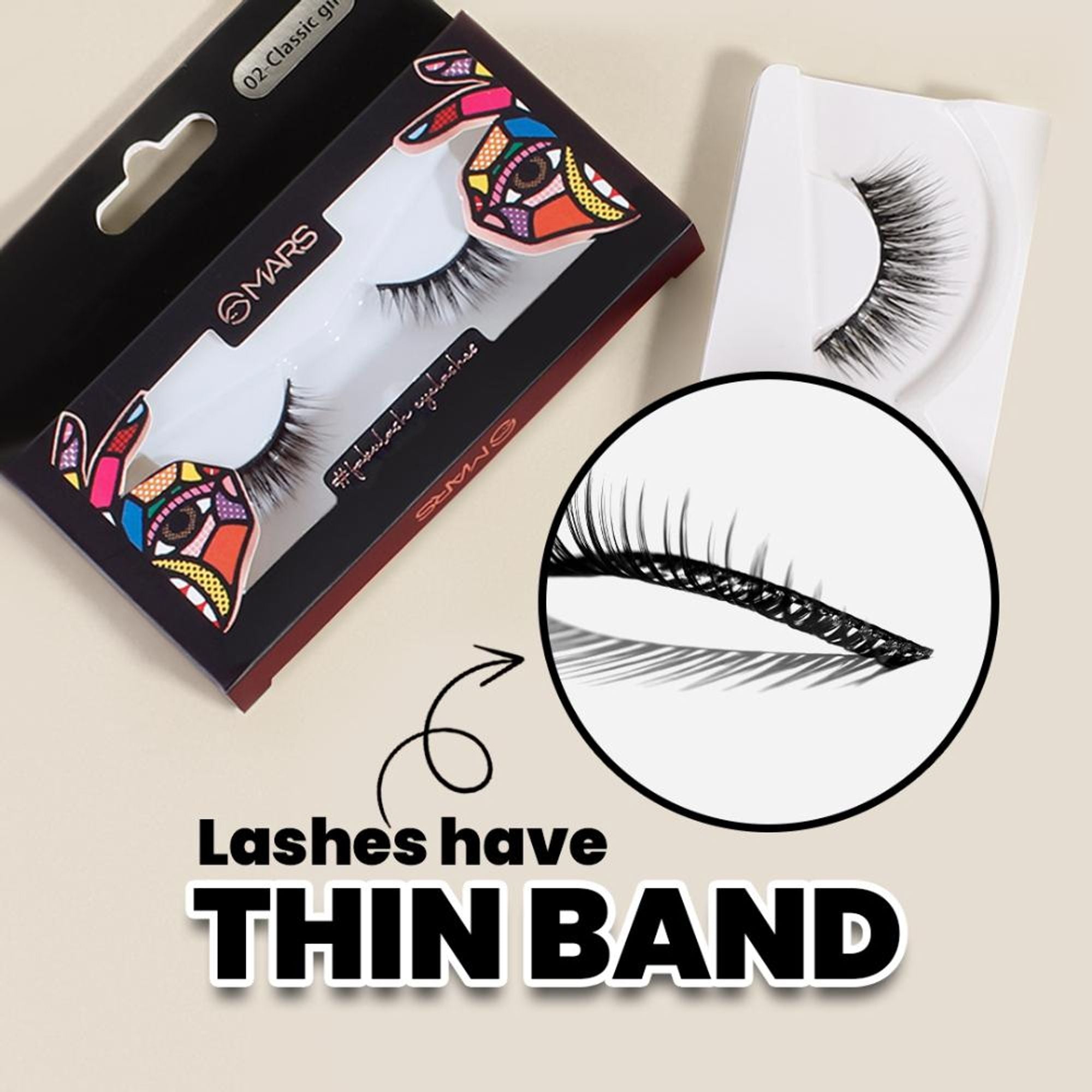 MARS Cosmetics Fabulash Eyelashes - 06 Drag Queen - Distacart