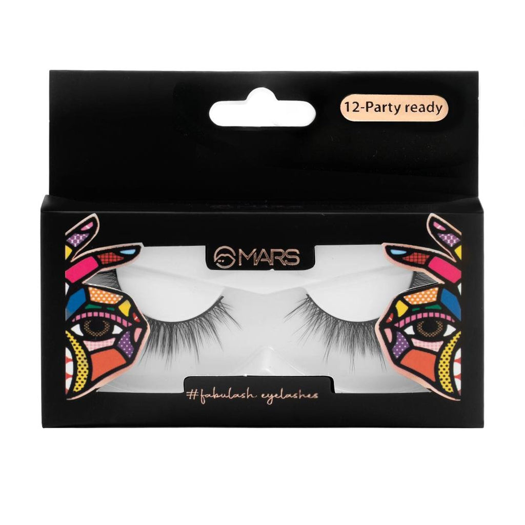 MARS Cosmetics Fabulash Eyelashes - 12 Party Ready - Distacart
