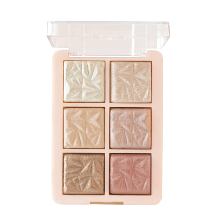 MARS Cosmetics Glowzilla 6 Shade Face Highlighter Palette - 02