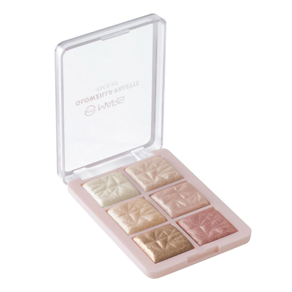 MARS Cosmetics Glowzilla 6 Shade Face Highlighter Palette - 02 - Distacart