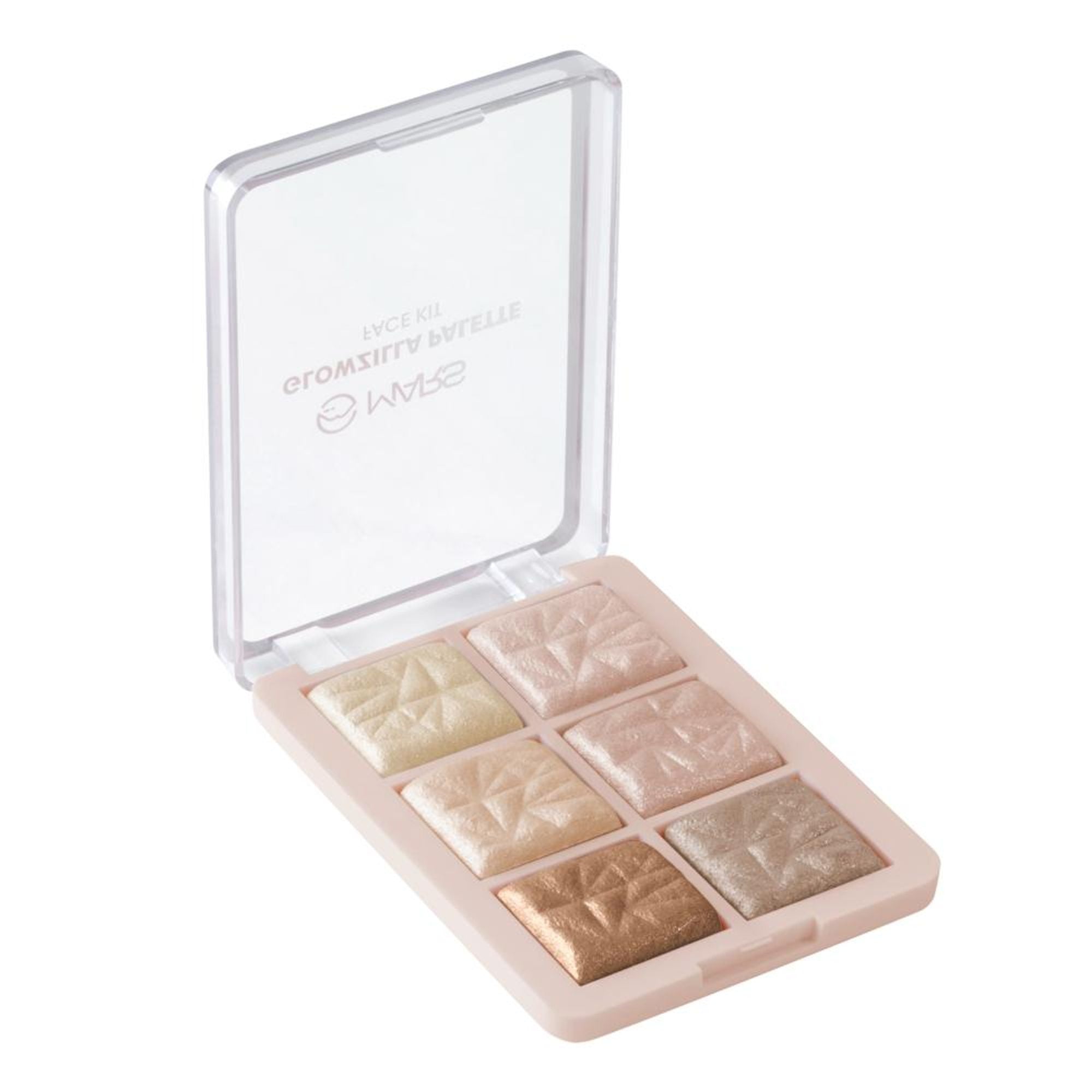 MARS Cosmetics Glowzilla 6 Shade Face Highlighter Palette - 03 - Distacart