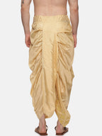 Sethukrishna Golden Embroidered Dhoti Pant For Men - Distacart