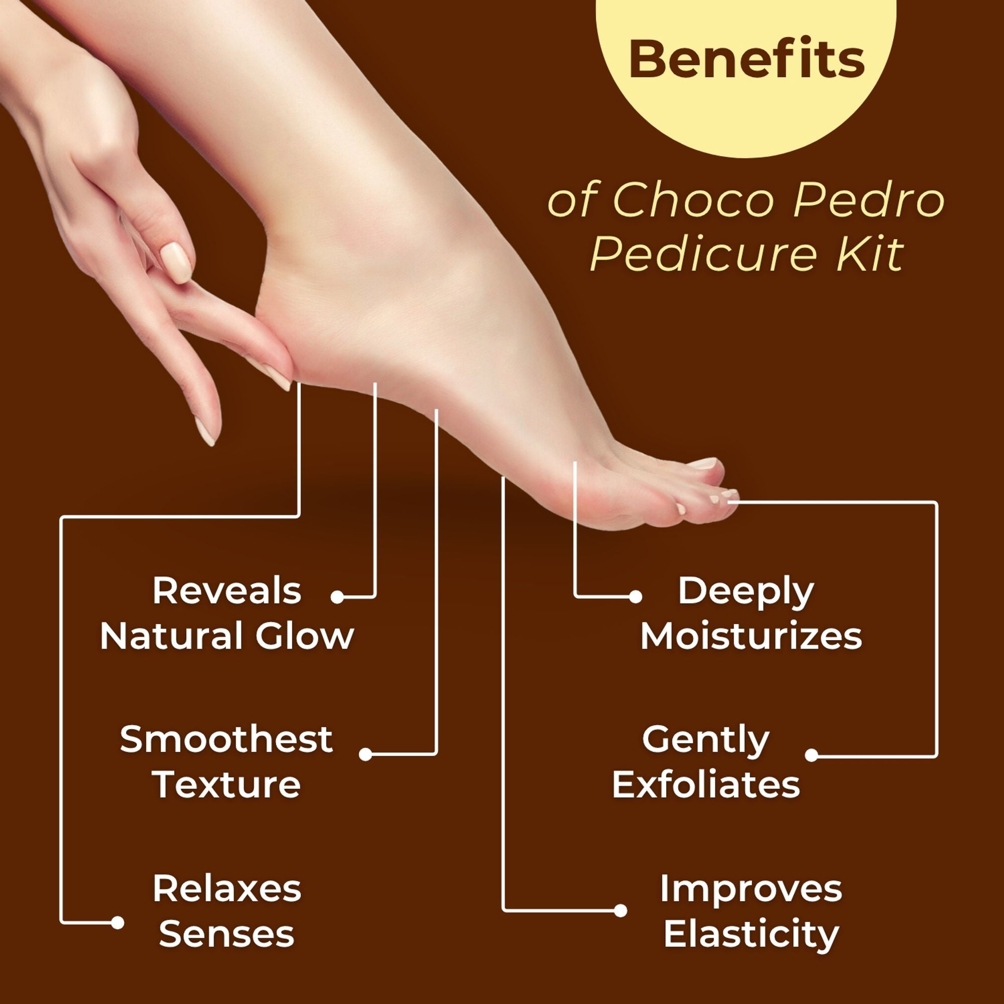 Aroma Treasures Choco Pedro Chocolate Pedicure Kit - Distacart