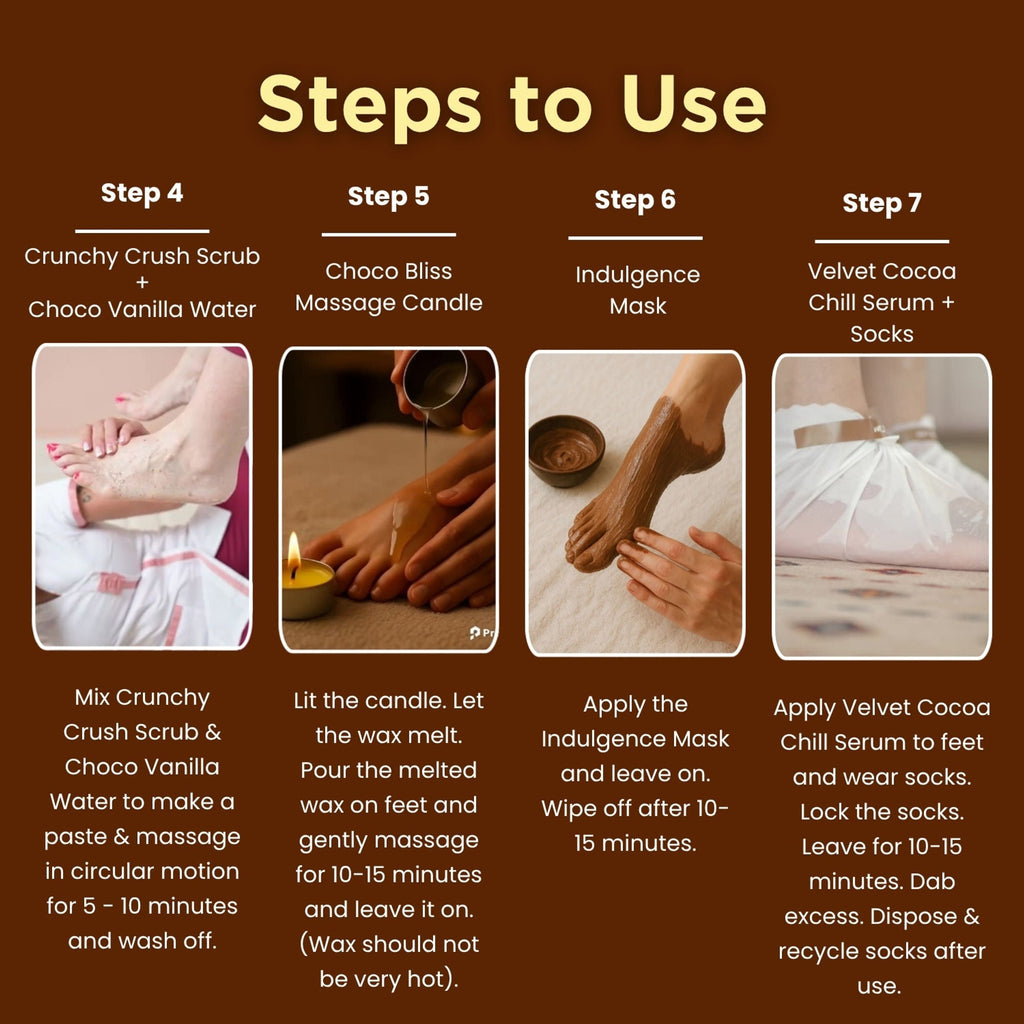Aroma Treasures Choco Pedro Chocolate Pedicure Kit - Distacart