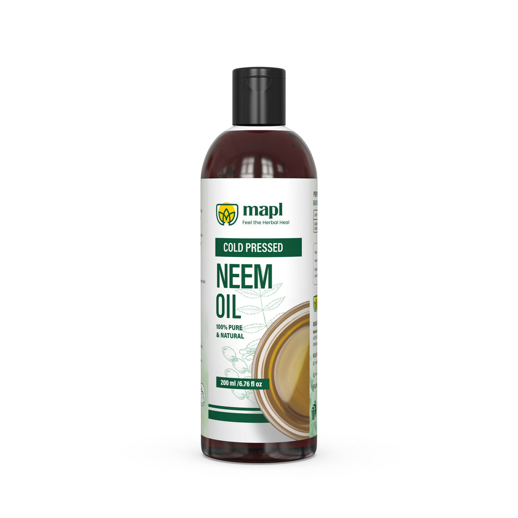 MAPL Neem Seed Oil Cold Pressed 100% Pure - Distacart