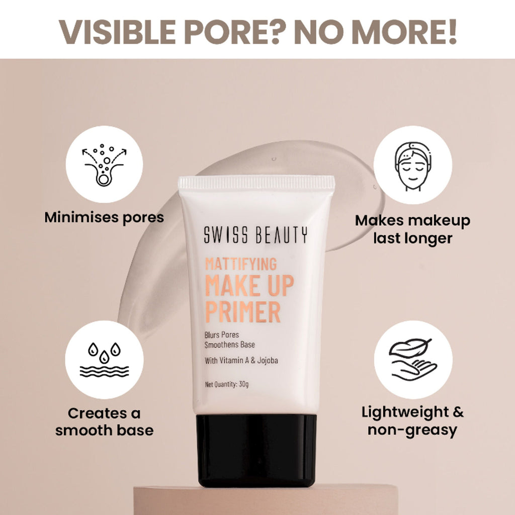 Swiss Beauty Mattifying Makeup Primer - Distacart