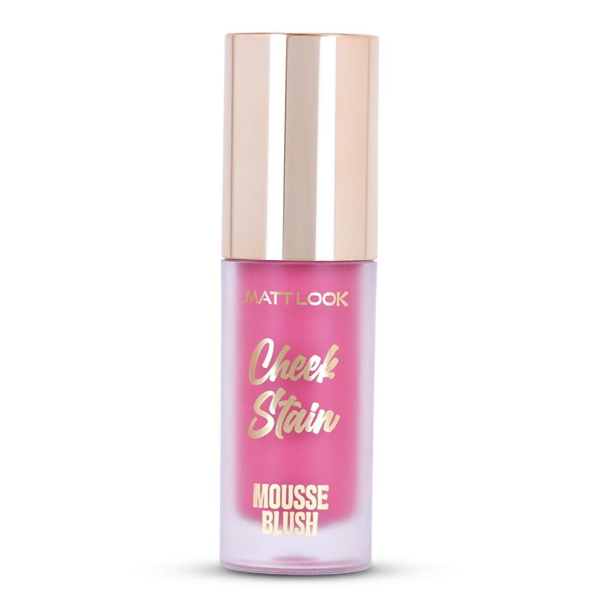 Matt Look Cheek Stain Mousse Blushs - 03 Roseate