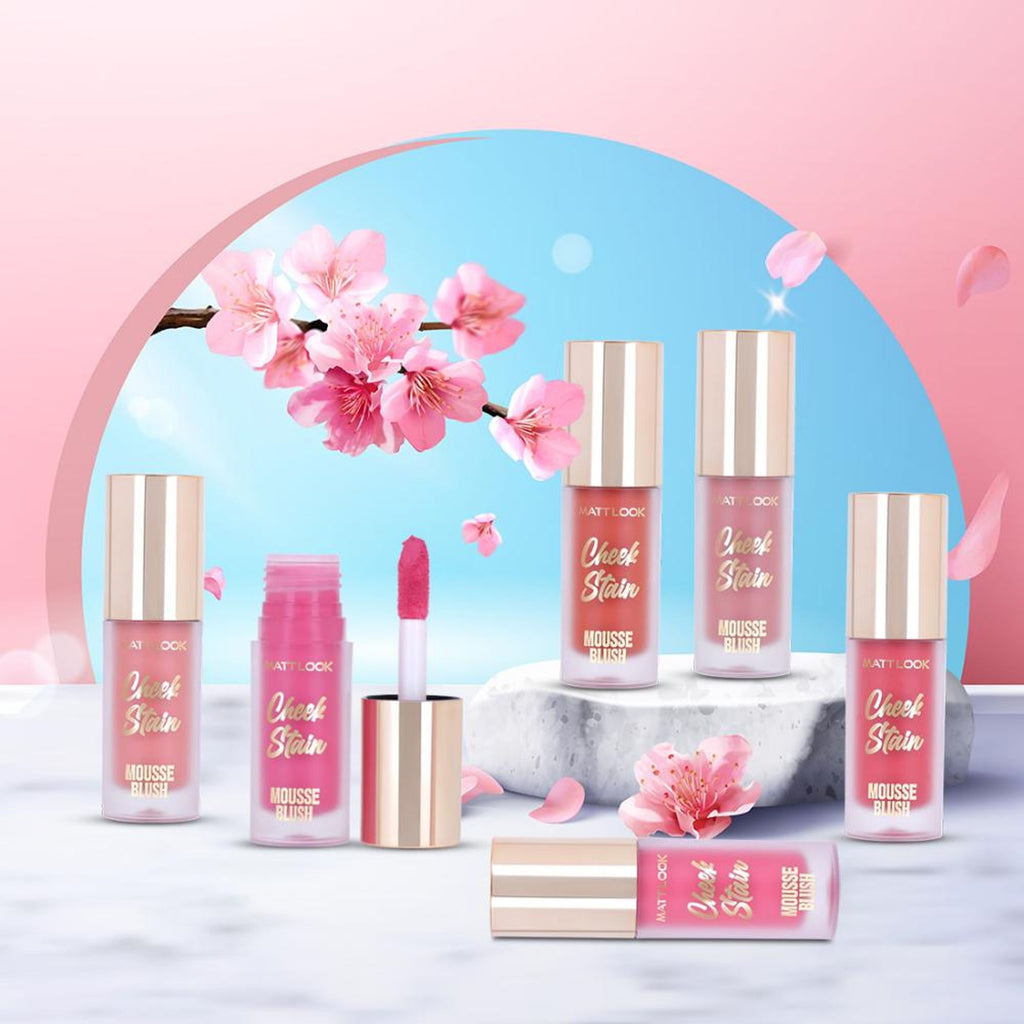 Matt Look Cheek Stain Mousse Blushs - 04 Everyday Love
