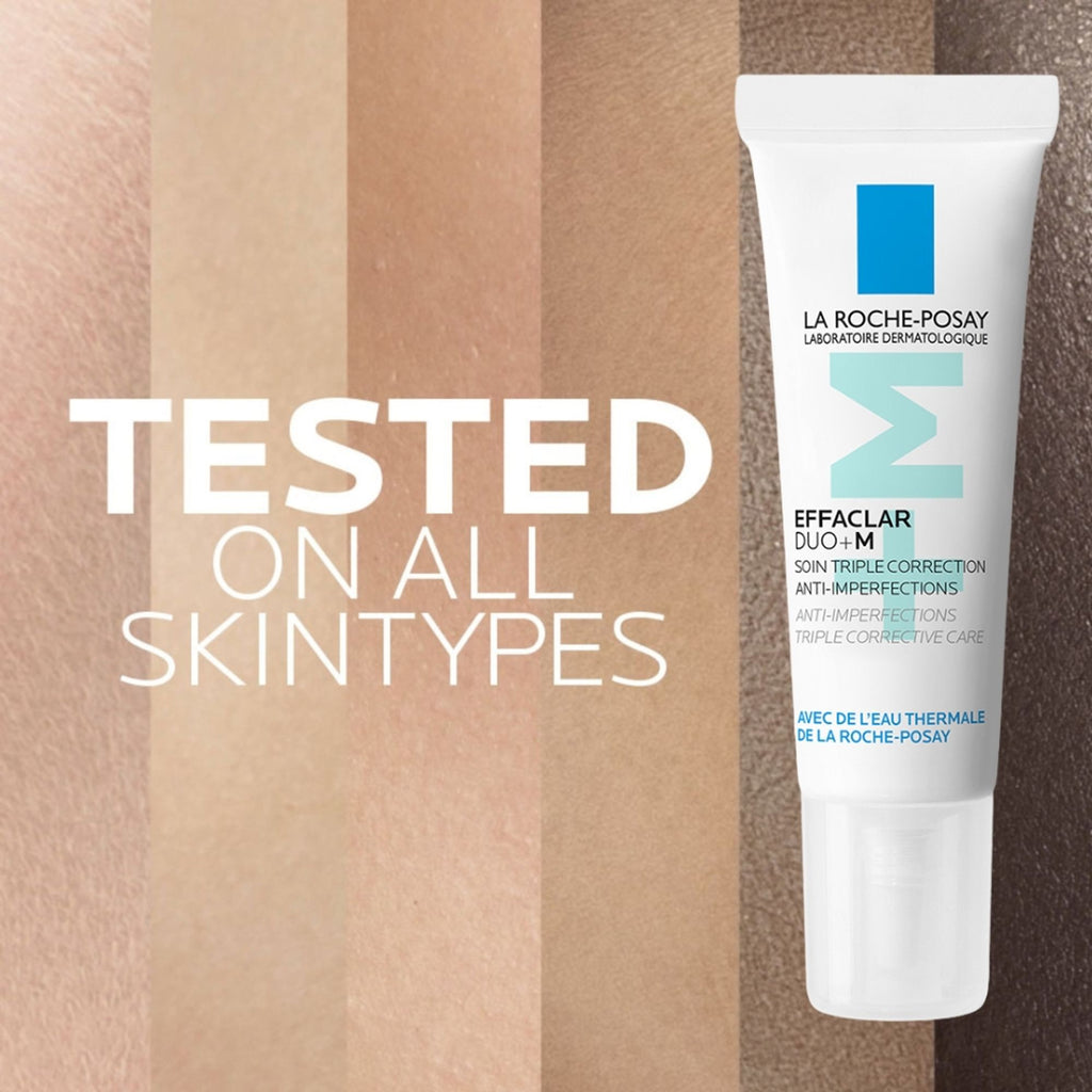 La Roche-Posay Effaclar Duo+M Gel with Salicylic acid, Anti-Acne Moisturiser for Acne-Prone Skin