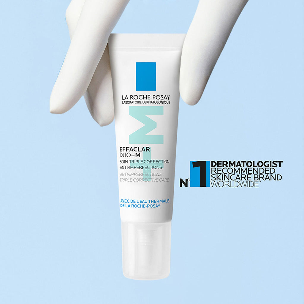 La Roche-Posay Effaclar Duo+M Gel with Salicylic acid, Anti-Acne Moisturiser for Acne-Prone Skin