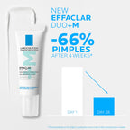 La Roche-Posay Effaclar Duo+M Gel with Salicylic acid, Anti-Acne Moisturiser for Acne-Prone Skin