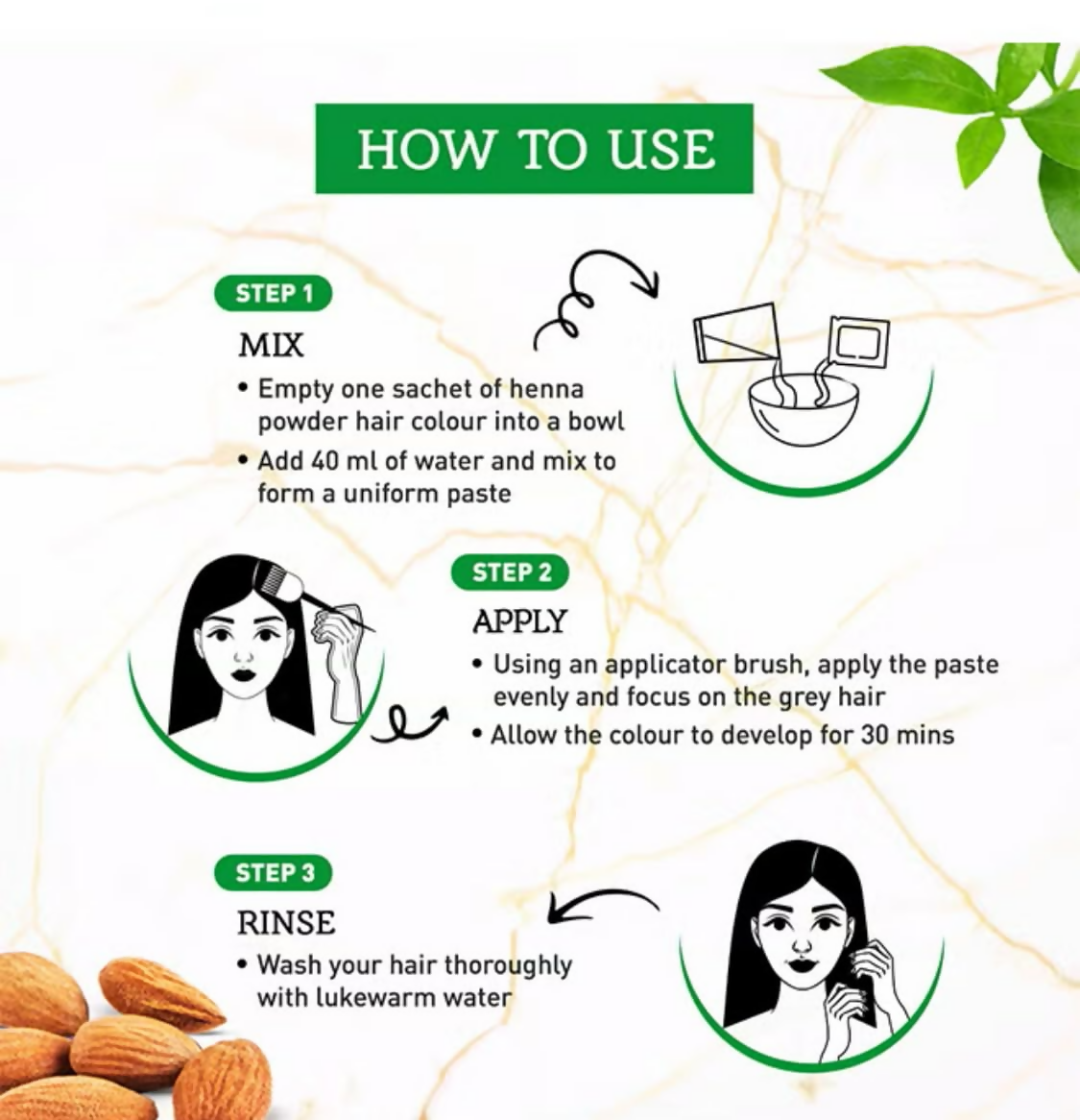 Vatika Dabur Vatika Henna Hair Colour -Jet Black