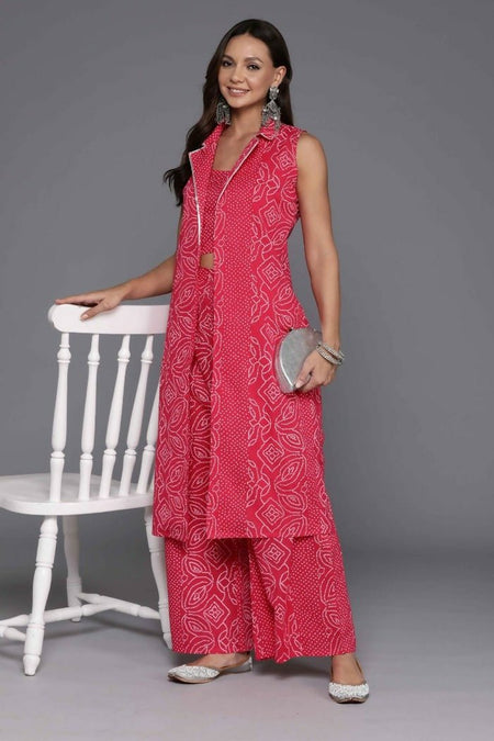 Ahalyaa Women's Traditional Wear Co-ods - Pink