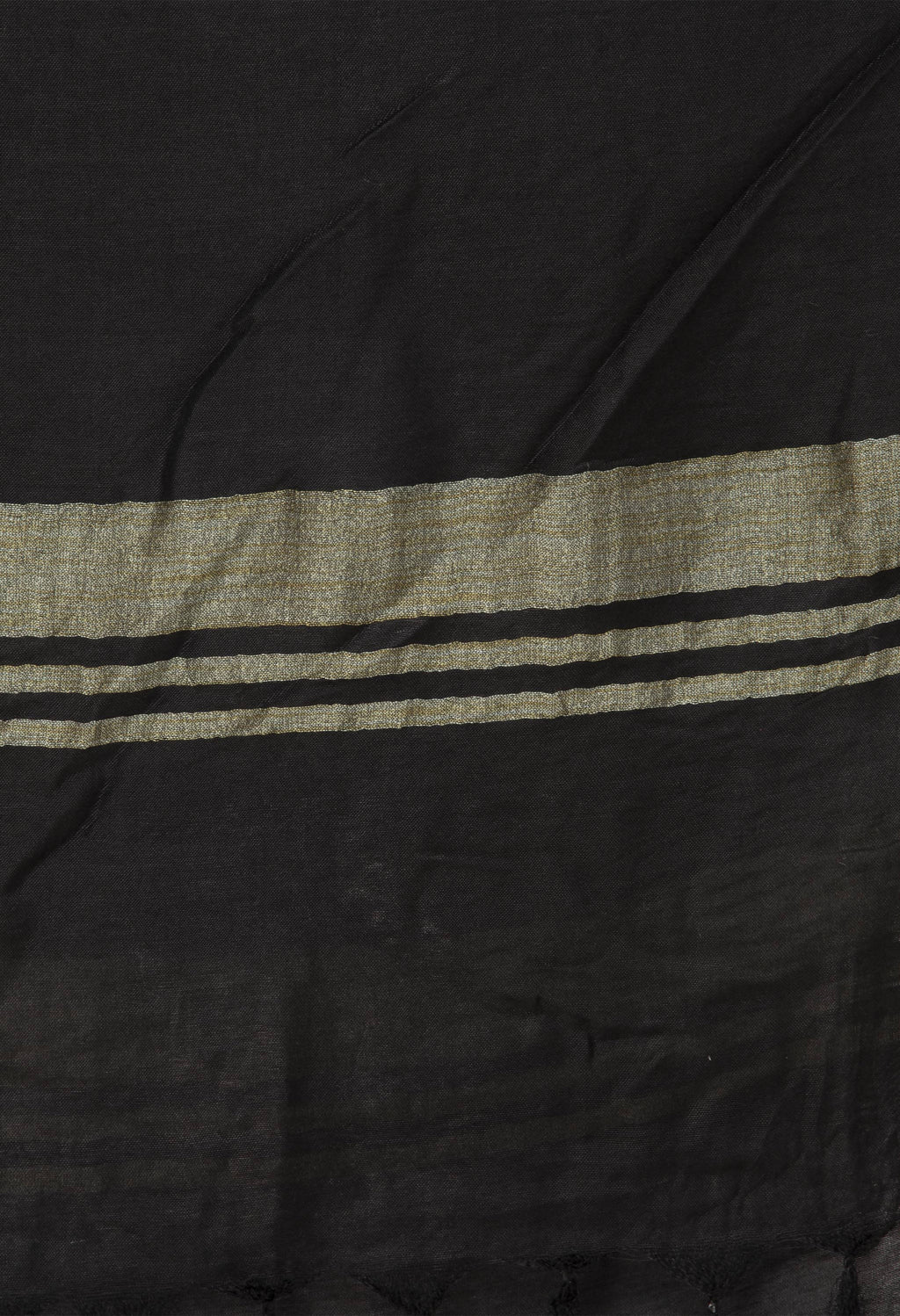 Mominos Fashion Moeza Slub Cotton Black Dupatta