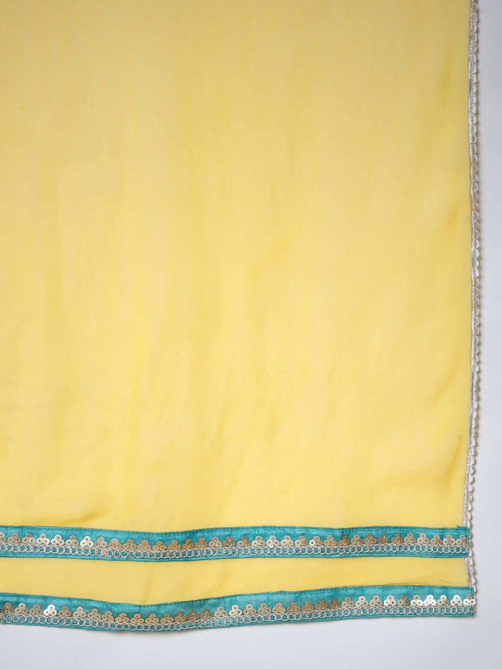 Myshka Women's Yellow A-Line Kurta & Salwar With Dupatta
