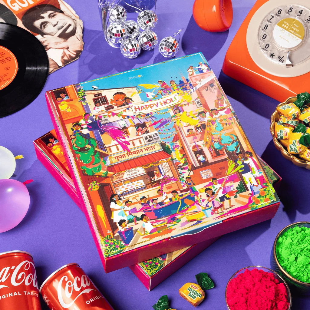 Phool Holi Mohalla Pop-Up Gulaal Box
