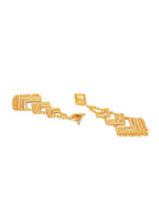 Golden Earrings (Gold) - Ruby Raang - Distacart