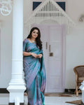 DEIANA'S Beautiful Designer Golden zari Soft Lichi Silk Saree - Pink