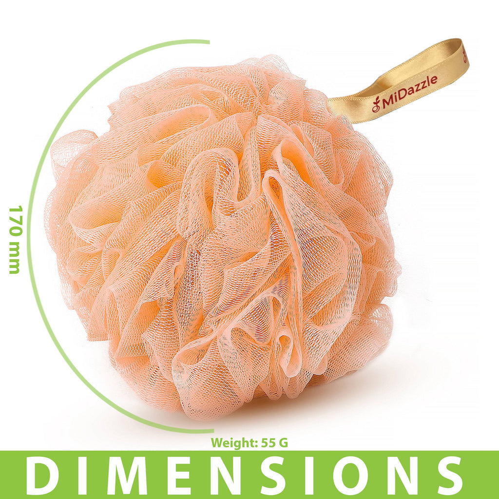 MiDazzle Bath Loofah-L MINL6003 - Distacart