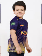 Baesd Boys Sports Round Neck Printed Cricket Jersey IPL, T20 T-shirt