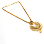 Mominos Fashion Johar Kamal Gold-Plated Brass Finish Long Necklace For Women (Golden) - Distacart