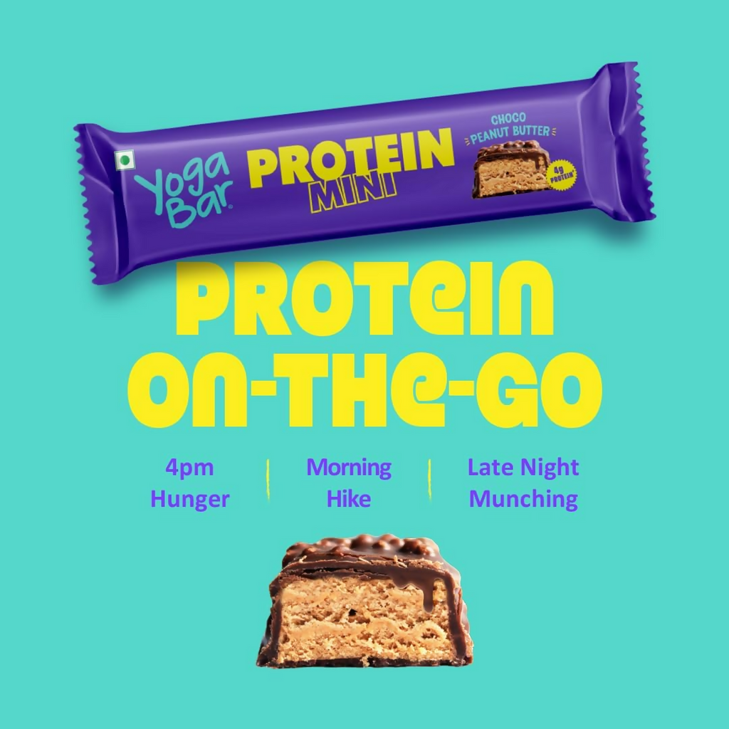 Yoga Bar Protein Minis Choco Peanut Butter, 24 Pieces, Cold Coffee Protein Shake - Distacart