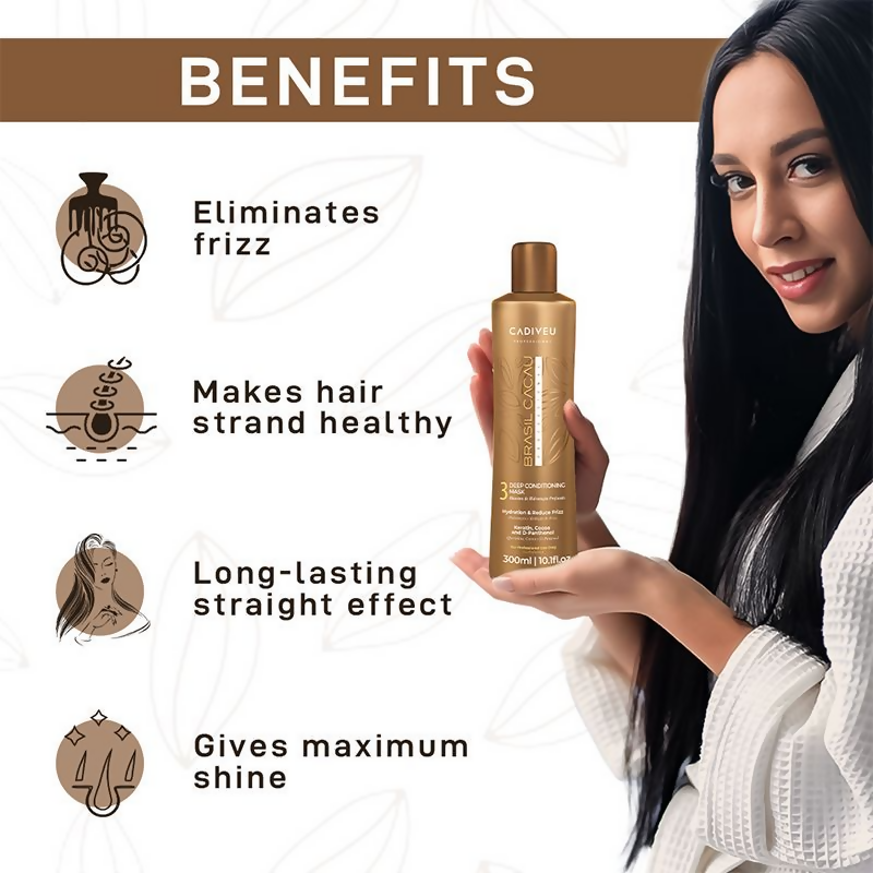 Cadiveu Brasil Cacau 3 Deep Conditioning Mask - Distacart