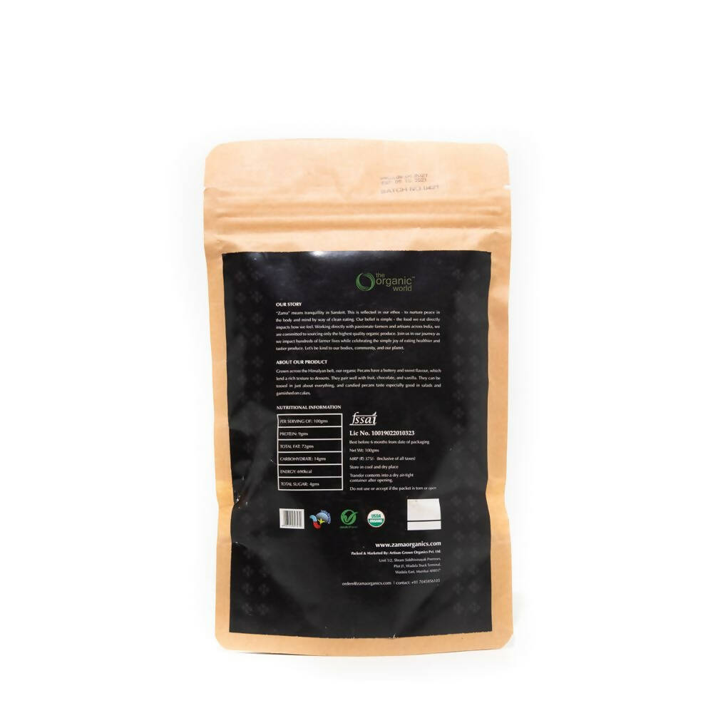 Zama Organics Pecan Nuts - Distacart