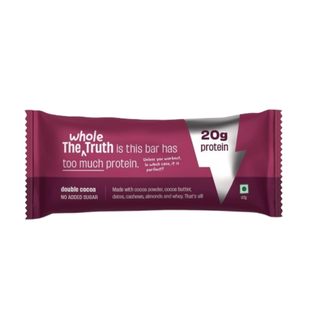 The Whole Truth High Protein Double Cocoa Protein Bar - Distacart