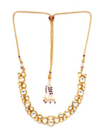 Kundan Neckpiece (Gold) - Ruby Raang