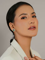 stone stud (green) - Ruby Raang - Distacart