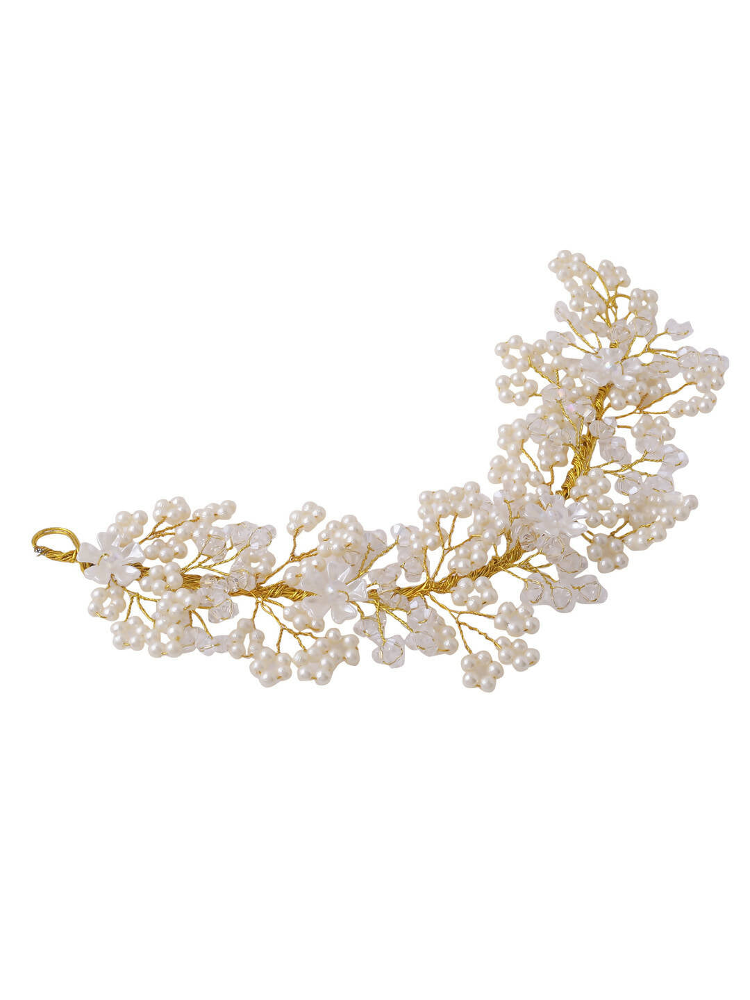NVR Women Embellished Beaded Hair Accessory Set