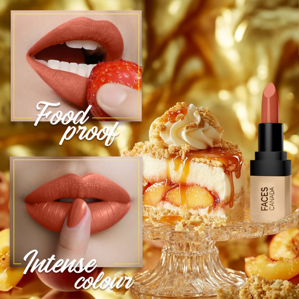 Faces Canada Comfy Matte Velvet Touch Lipstick - Peach Cobbler 07