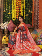 Shree Shyam Fashion Silk Grey Saree - Distacart