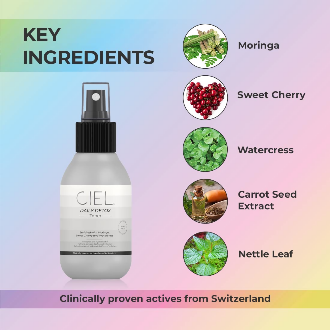 Ciel Daily Detox Moringa Facial Toner