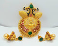 Multicolor Kemp Temple Pendant Set