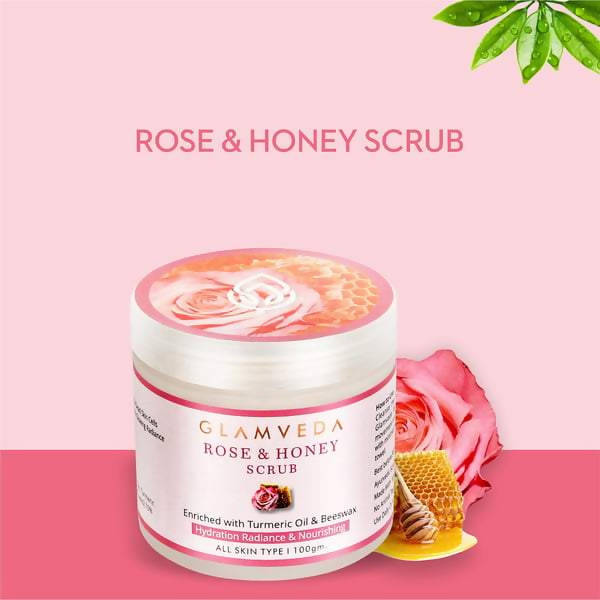 Glamveda Rose & Honey Nourishing Scrub